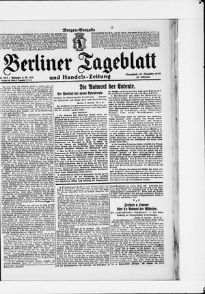 Berliner Tageblatt und Handels-Zeitung vom 27.12.1919
