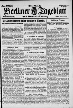 Berliner Tageblatt und Handels-Zeitung vom 02.01.1920