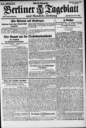 Berliner Tageblatt und Handels-Zeitung vom 26.01.1920