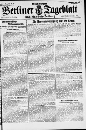 Berliner Tageblatt und Handels-Zeitung vom 02.03.1920