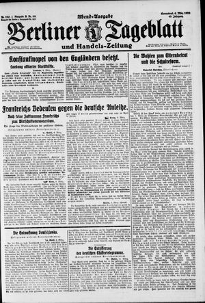 Berliner Tageblatt und Handels-Zeitung vom 06.03.1920