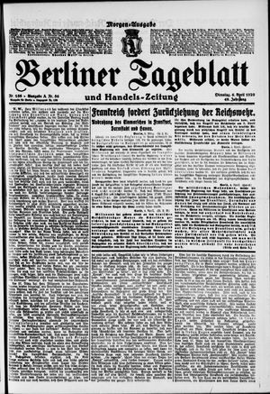 Berliner Tageblatt und Handels-Zeitung on Apr 6, 1920