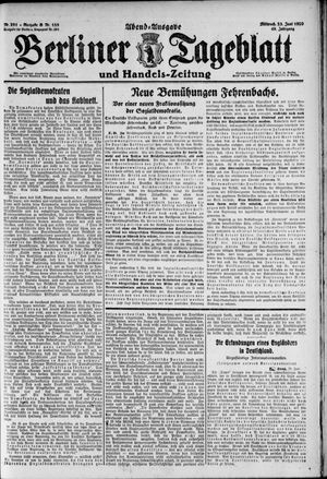 Berliner Tageblatt und Handels-Zeitung on Jun 23, 1920