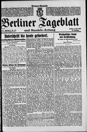 Berliner Tageblatt und Handels-Zeitung vom 09.07.1920