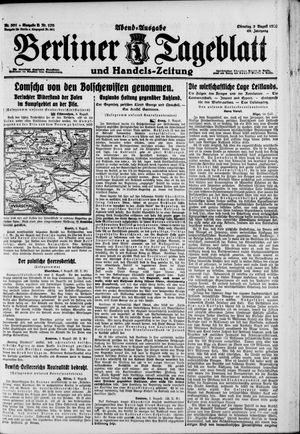 Berliner Tageblatt und Handels-Zeitung vom 03.08.1920