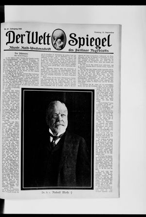 Berliner Tageblatt und Handels-Zeitung vom 12.09.1920