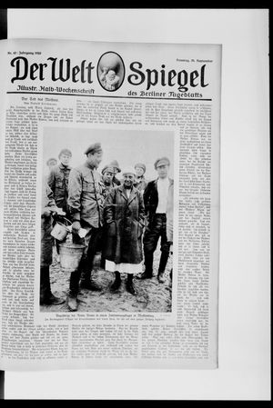 Berliner Tageblatt und Handels-Zeitung on Sep 26, 1920