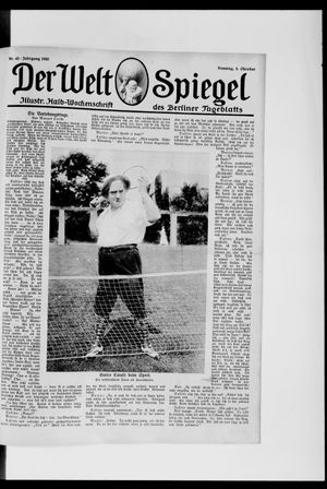 Berliner Tageblatt und Handels-Zeitung vom 03.10.1920