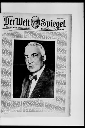 Berliner Tageblatt und Handels-Zeitung vom 07.11.1920