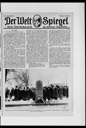 Berliner Tageblatt und Handels-Zeitung on Feb 20, 1921