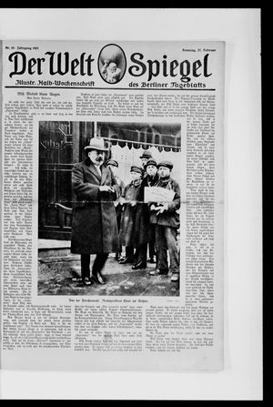 Berliner Tageblatt und Handels-Zeitung on Feb 27, 1921