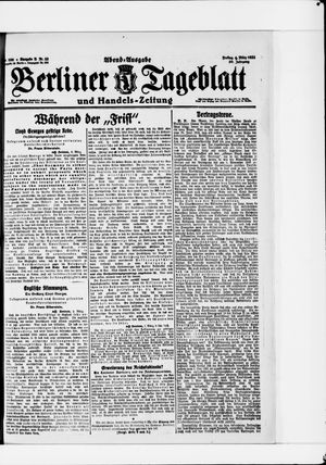 Berliner Tageblatt und Handels-Zeitung on Mar 4, 1921