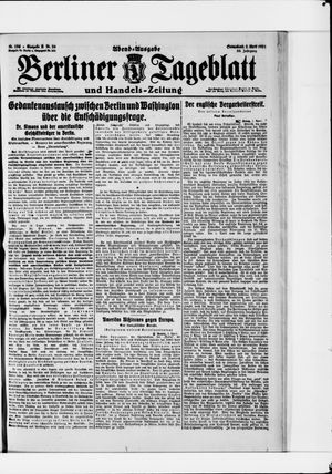 Berliner Tageblatt und Handels-Zeitung on Apr 2, 1921