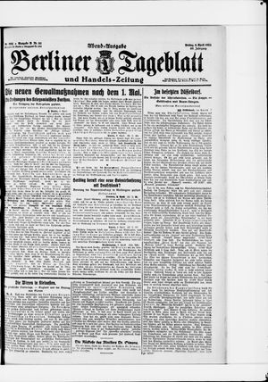 Berliner Tageblatt und Handels-Zeitung vom 08.04.1921