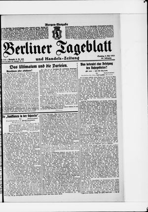 Berliner Tageblatt und Handels-Zeitung vom 08.05.1921