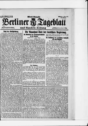 Berliner Tageblatt und Handels-Zeitung vom 11.05.1921