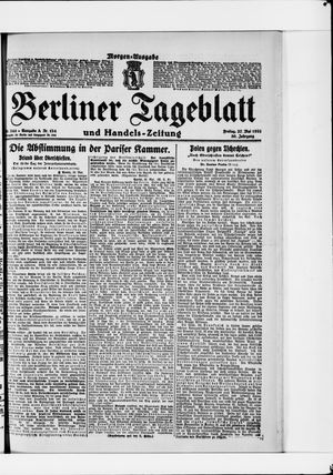 Berliner Tageblatt und Handels-Zeitung vom 27.05.1921