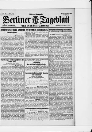 Berliner Tageblatt und Handels-Zeitung vom 28.06.1921