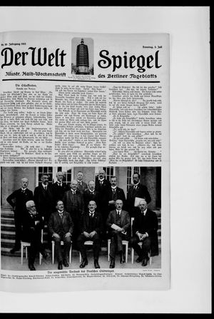 Berliner Tageblatt und Handels-Zeitung vom 03.07.1921