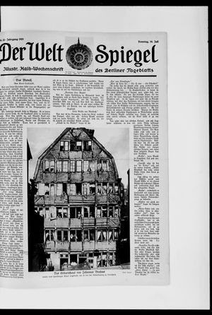 Berliner Tageblatt und Handels-Zeitung vom 10.07.1921