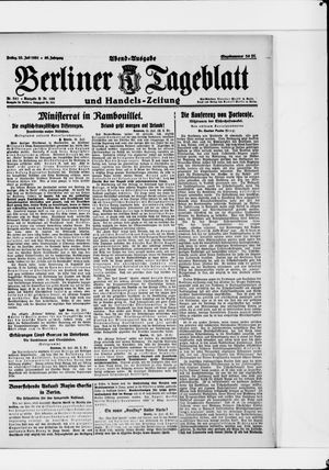 Berliner Tageblatt und Handels-Zeitung vom 22.07.1921