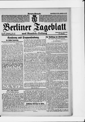 Berliner Tageblatt und Handels-Zeitung vom 28.07.1921