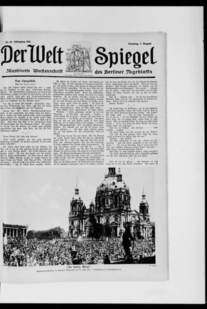 Berliner Tageblatt und Handels-Zeitung vom 07.08.1921