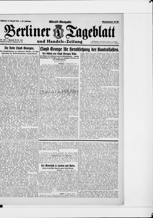Berliner Tageblatt und Handels-Zeitung vom 17.08.1921
