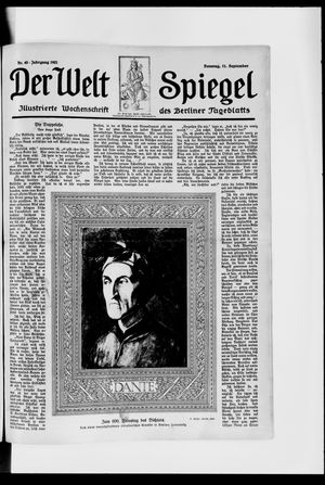 Berliner Tageblatt und Handels-Zeitung on Sep 11, 1921