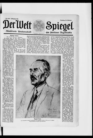 Berliner Tageblatt und Handels-Zeitung on Oct 16, 1921