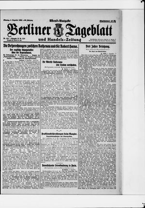 Berliner Tageblatt und Handels-Zeitung vom 06.12.1921