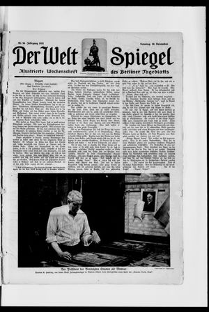 Berliner Tageblatt und Handels-Zeitung vom 18.12.1921