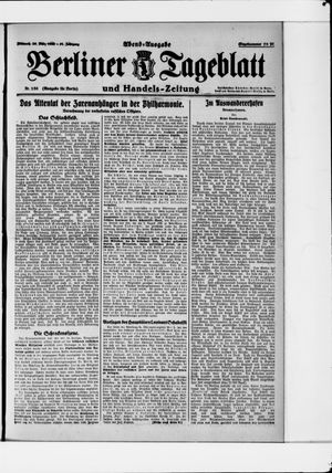 Berliner Tageblatt und Handels-Zeitung vom 29.03.1922