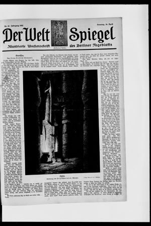 Berliner Tageblatt und Handels-Zeitung vom 16.04.1922