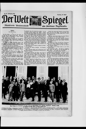 Berliner Tageblatt und Handels-Zeitung vom 30.04.1922