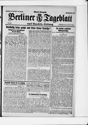 Berliner Tageblatt und Handels-Zeitung vom 10.06.1922