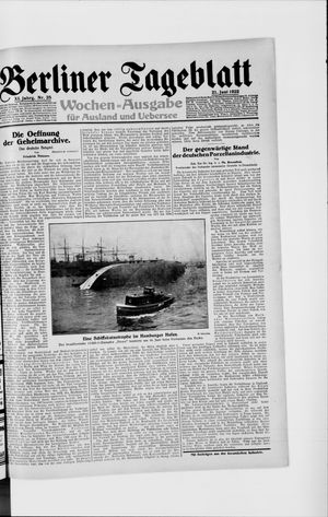 Berliner Tageblatt und Handels-Zeitung vom 21.06.1922