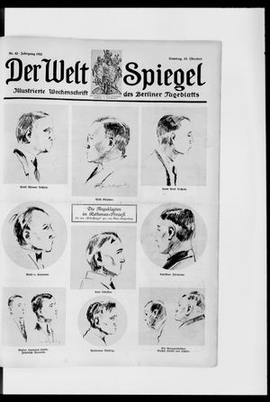 Berliner Tageblatt und Handels-Zeitung vom 15.10.1922