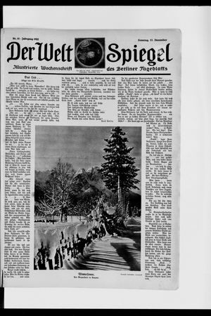 Berliner Tageblatt und Handels-Zeitung vom 17.12.1922