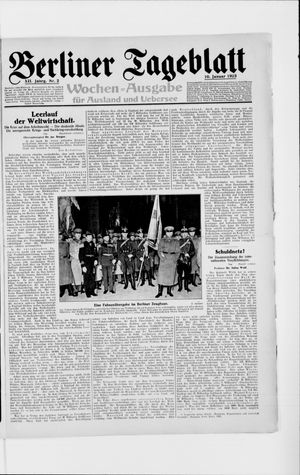 Berliner Tageblatt und Handels-Zeitung vom 10.01.1923