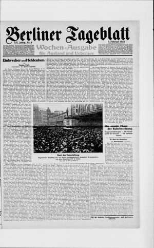Berliner Tageblatt und Handels-Zeitung vom 07.02.1923
