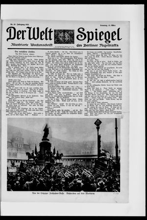 Berliner Tageblatt und Handels-Zeitung vom 11.03.1923