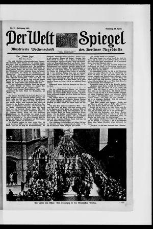 Berliner Tageblatt und Handels-Zeitung vom 15.04.1923