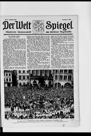 Berliner Tageblatt und Handels-Zeitung vom 27.05.1923