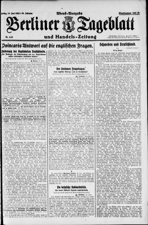 Berliner Tageblatt und Handels-Zeitung on Jun 15, 1923