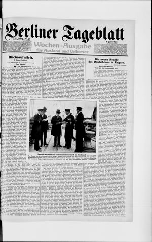 Berliner Tageblatt und Handels-Zeitung vom 04.07.1923