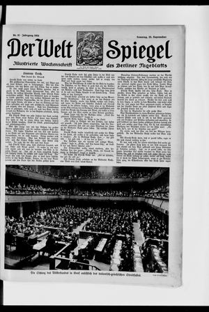 Berliner Tageblatt und Handels-Zeitung vom 23.09.1923