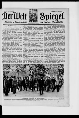 Berliner Tageblatt und Handels-Zeitung vom 11.11.1923