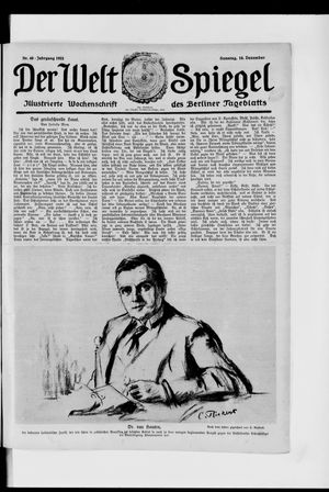 Berliner Tageblatt und Handels-Zeitung vom 16.12.1923