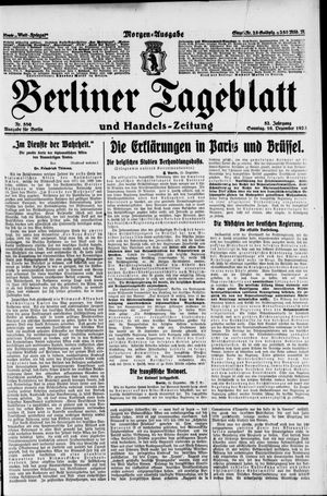 Berliner Tageblatt und Handels-Zeitung vom 16.12.1923